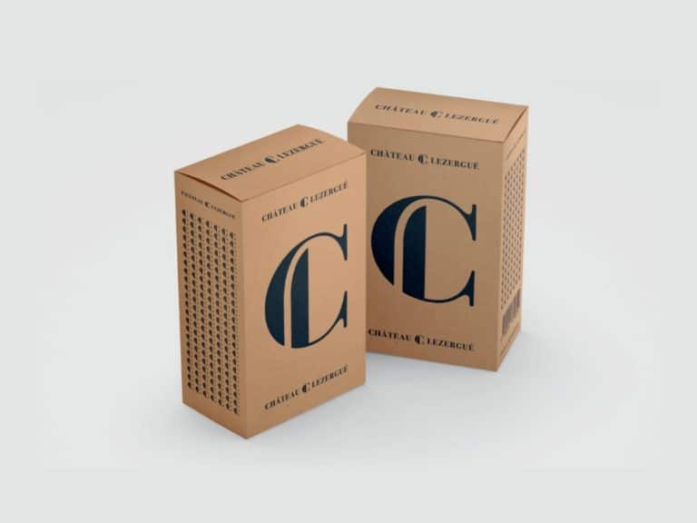 packaging cidrerie Château Lézergué